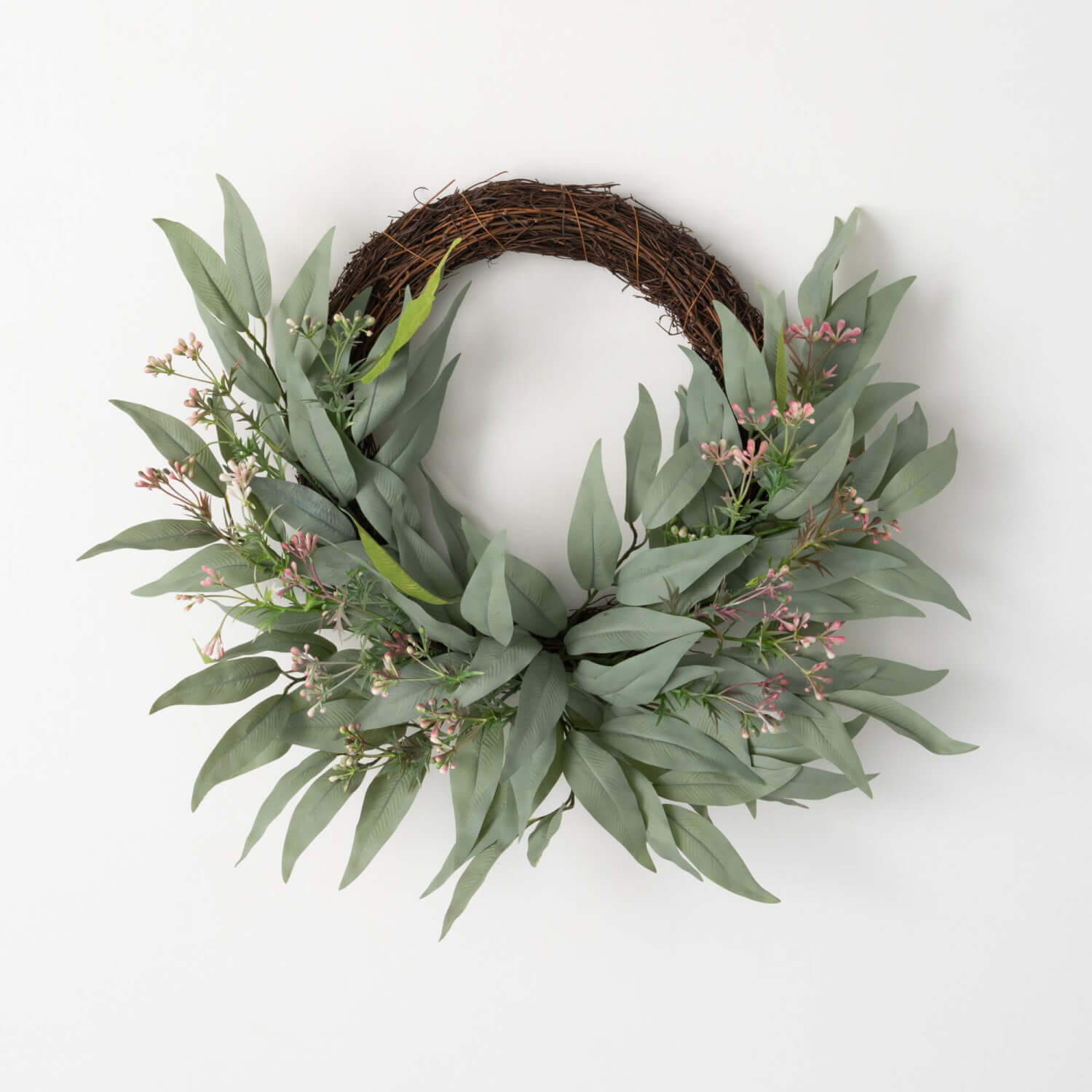 EUCALYPTUS LEAF HALF WREATH