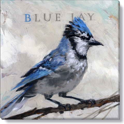 BLUE JAY GICLEE WALL ART