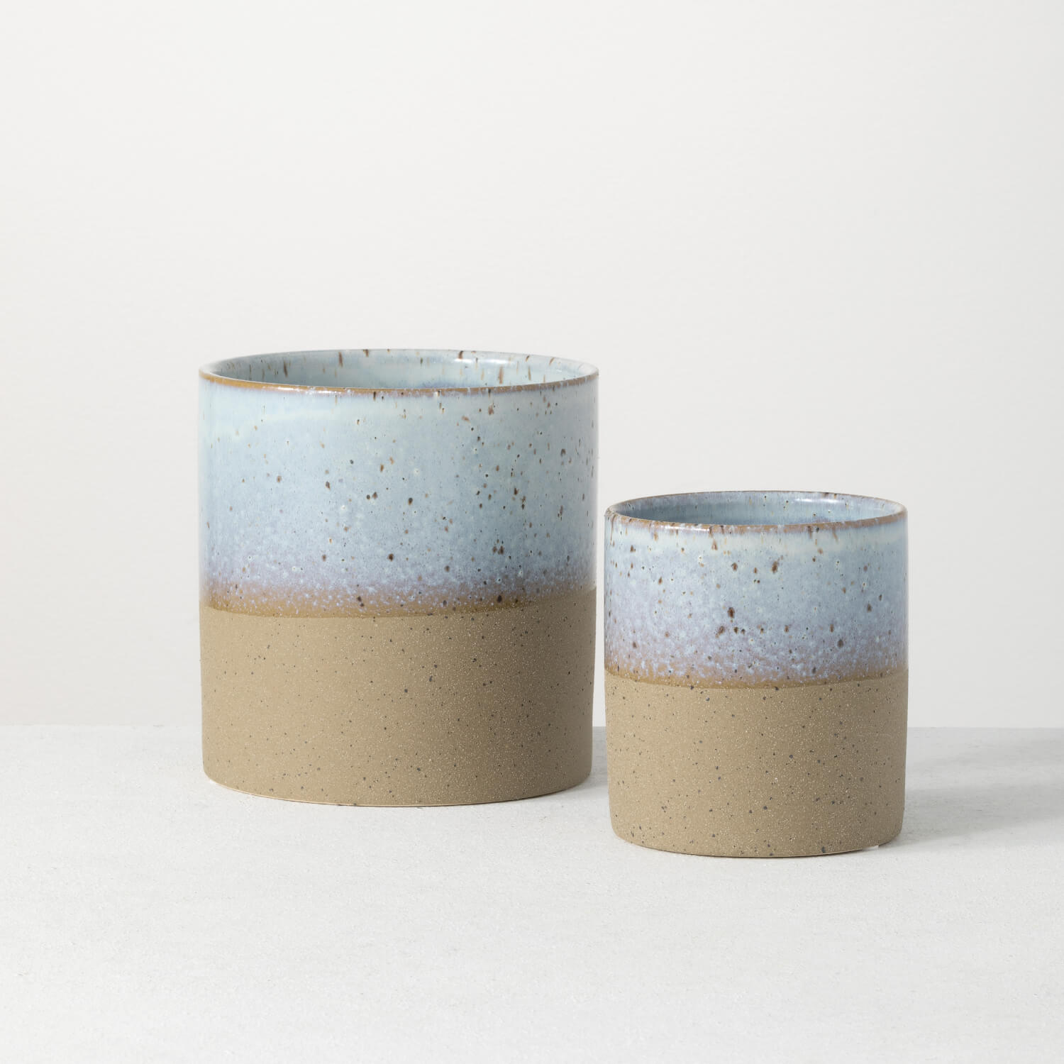 TWO-TONE PLANTER SET OF 2