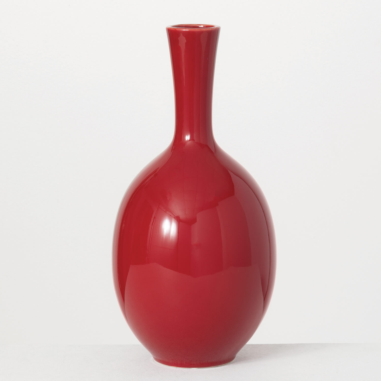 GLAZED CERAMIC VASE