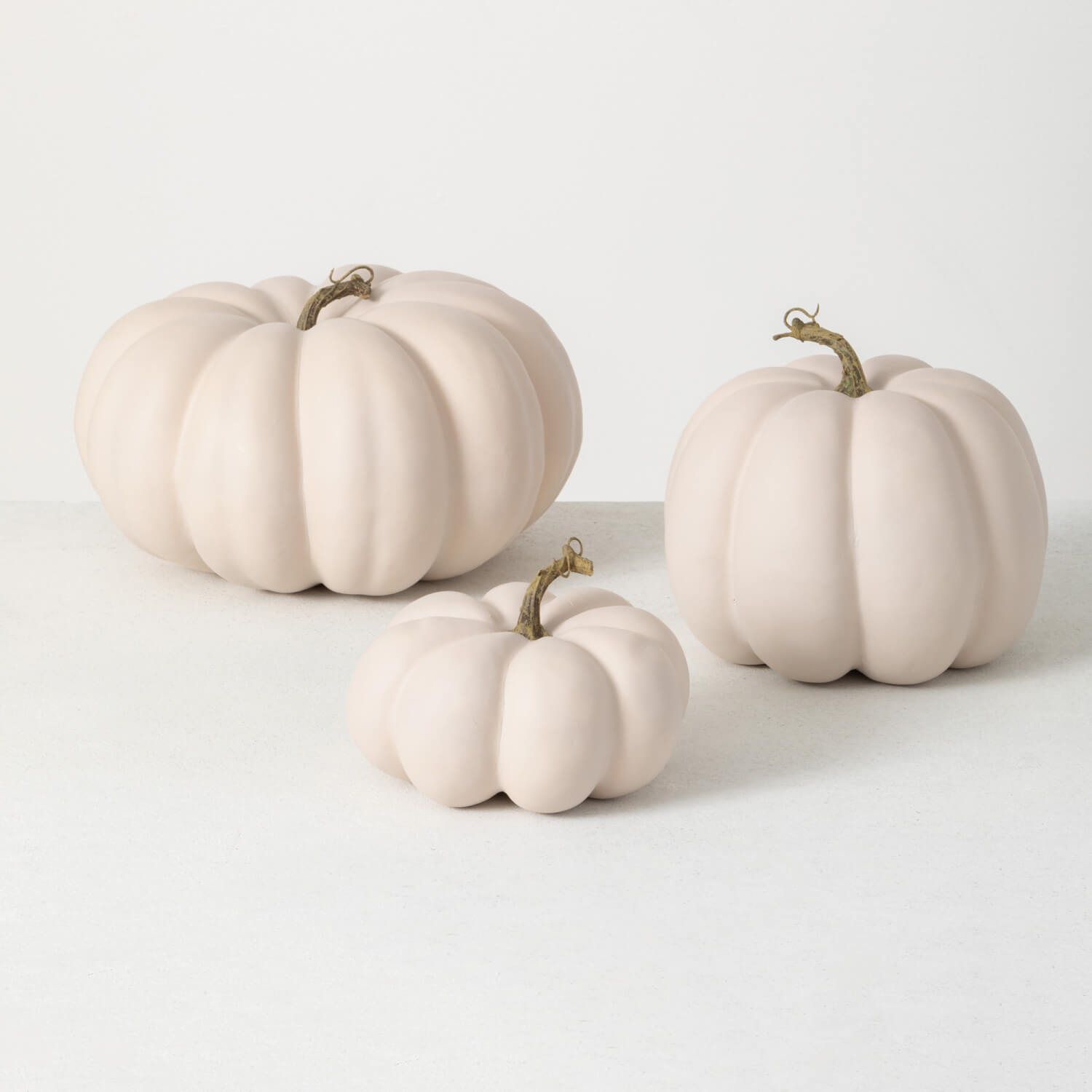 OFF-WHITE PUMPKIN SET OF 3