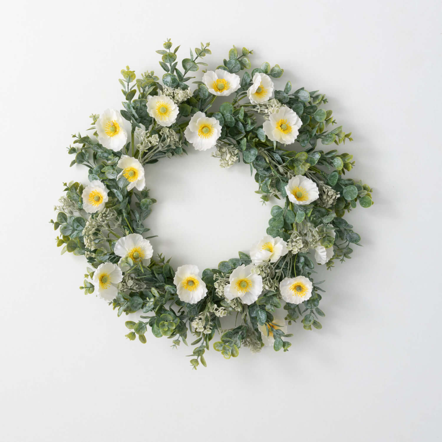 EUCALYPTUS POPPY WREATH