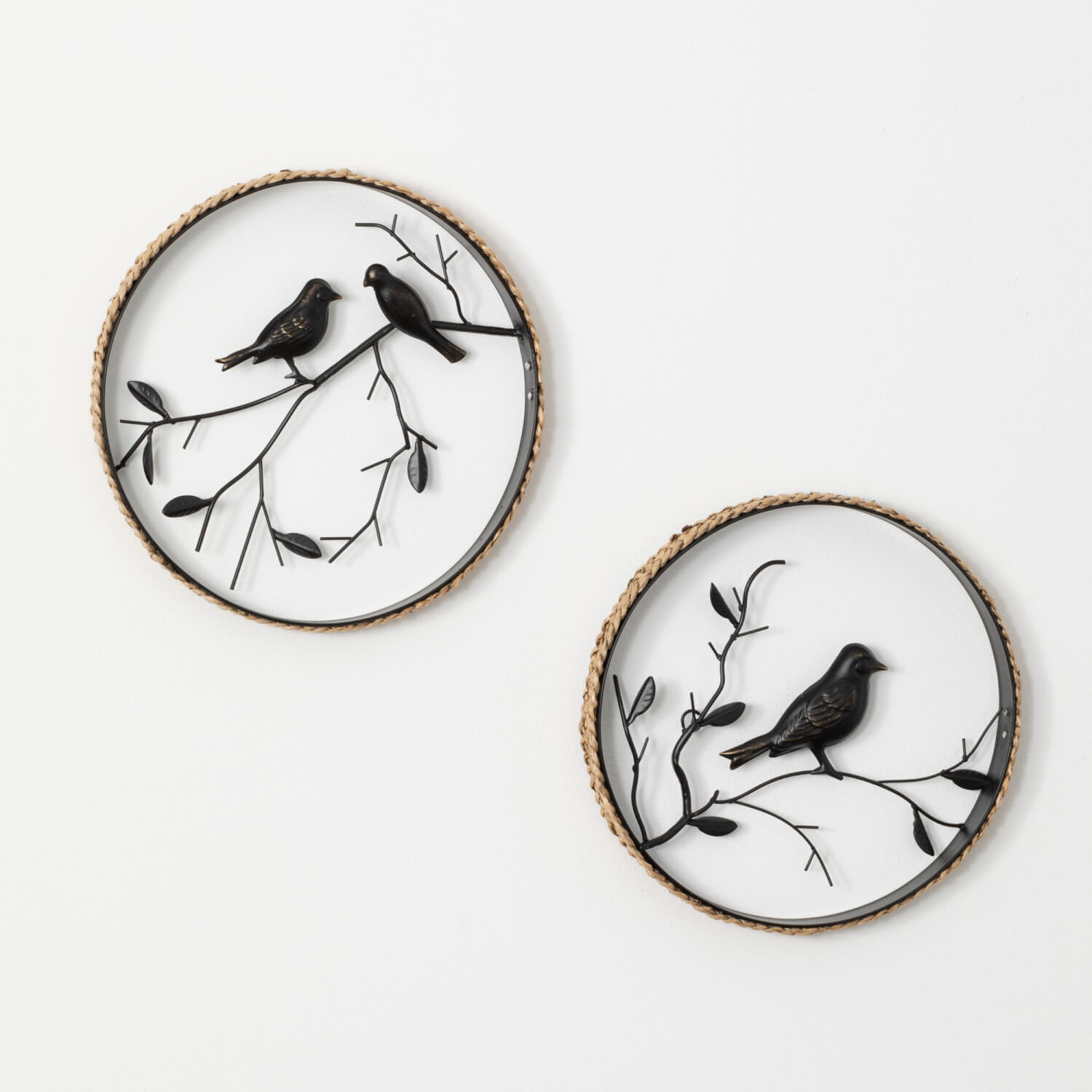 BIRD WALL DECOR 2 Asst