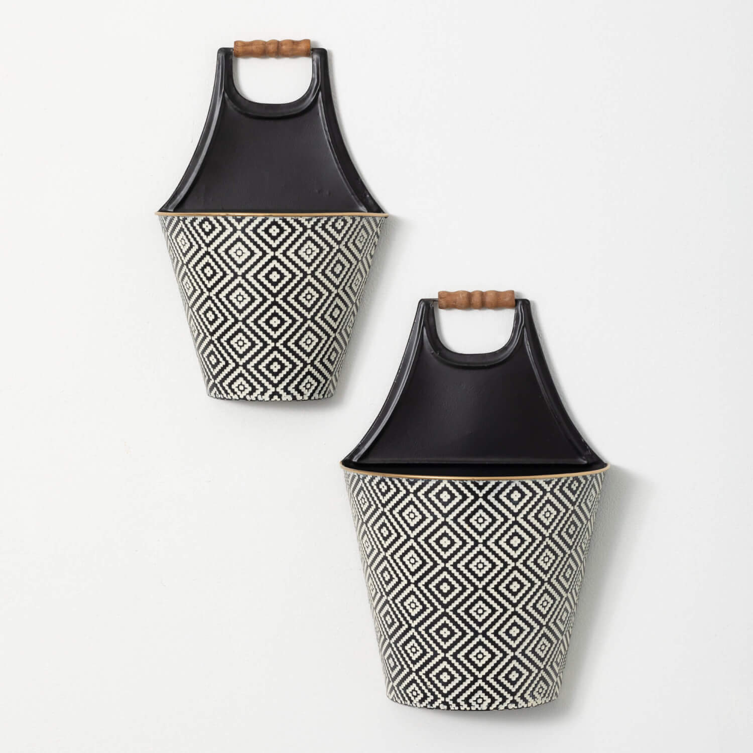 GEOMETRIC PRINT WALL PLANTERS