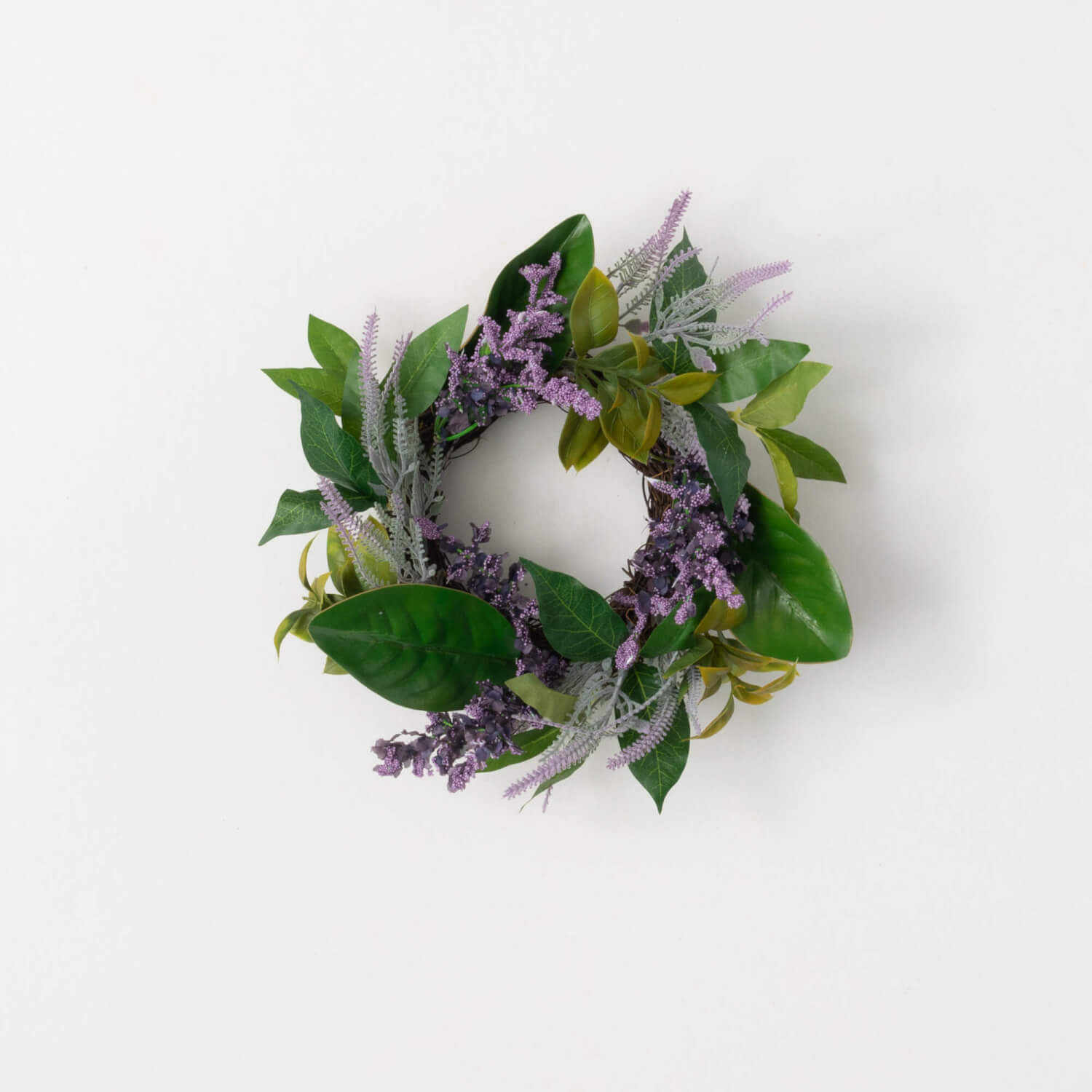 4.5" LAVENDER FOLIAGE RING