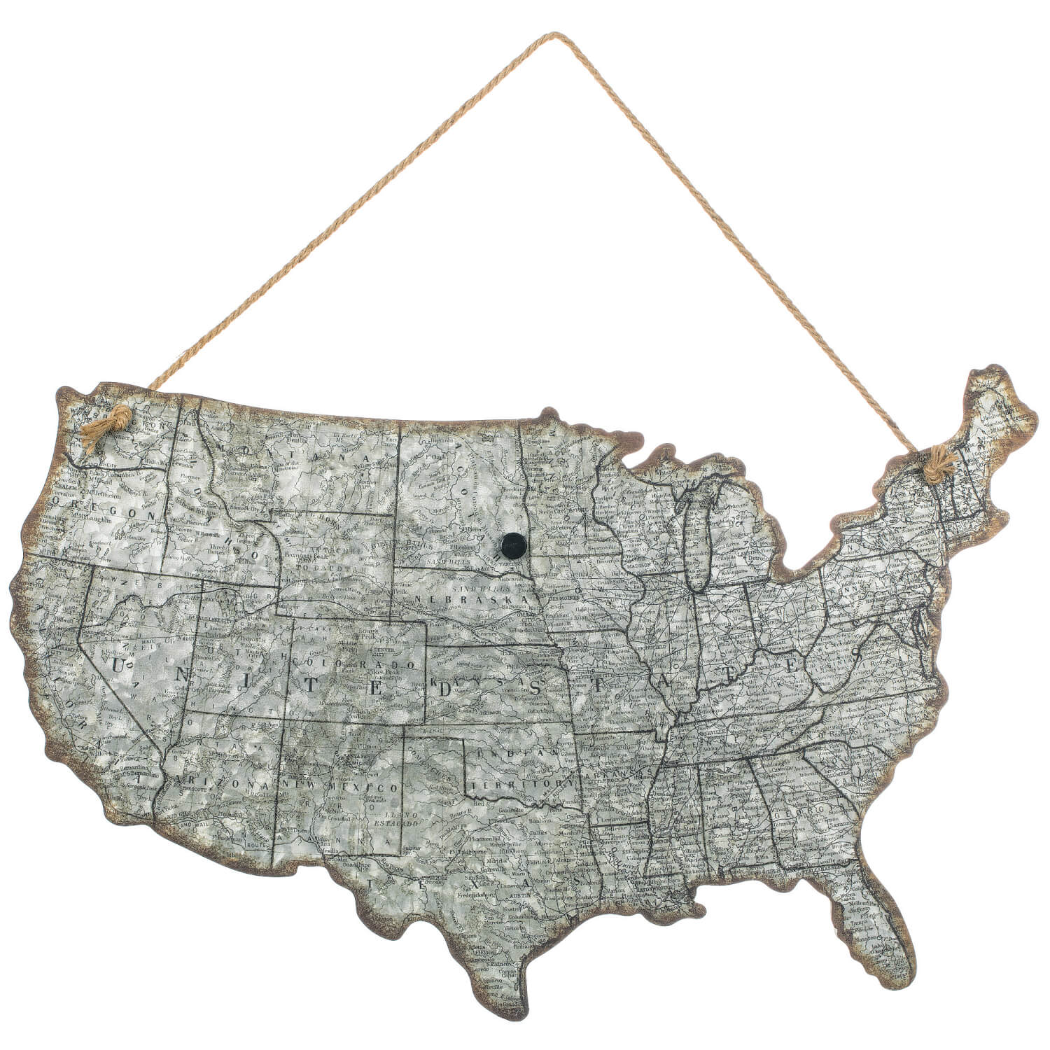 TERRITORY MAP WALL DECOR