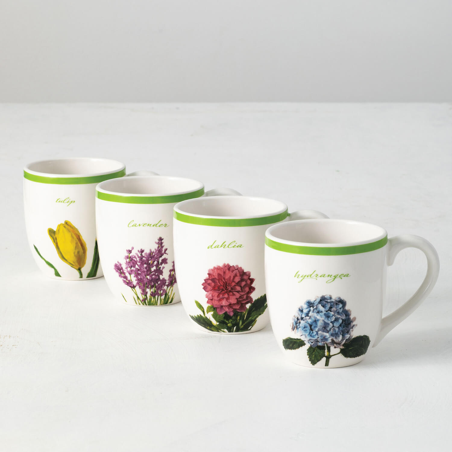 FLOWERS MUG Set 4