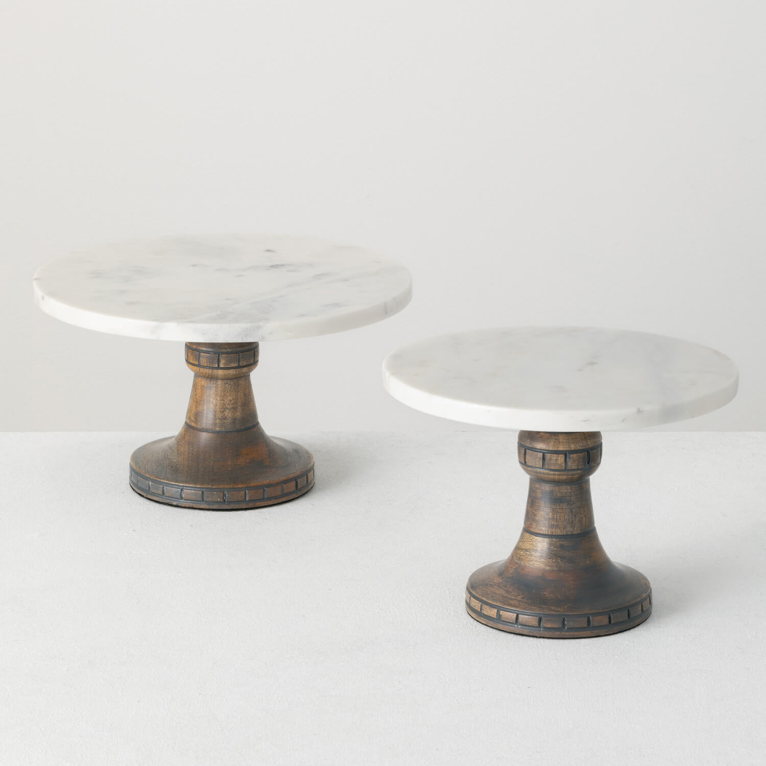 MARBLE PEDESTAL Set 2