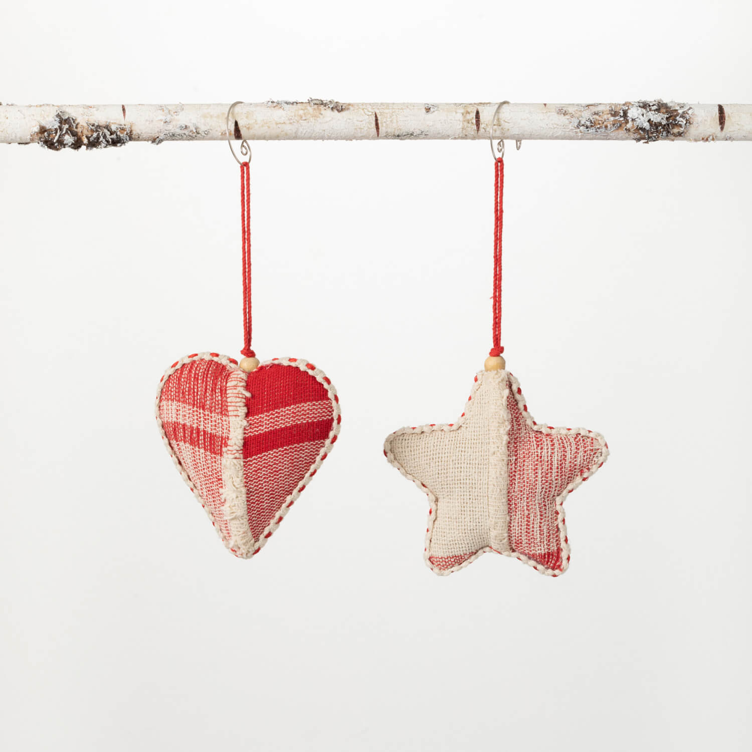 HEART STAR ORNAMENT 2 Asst