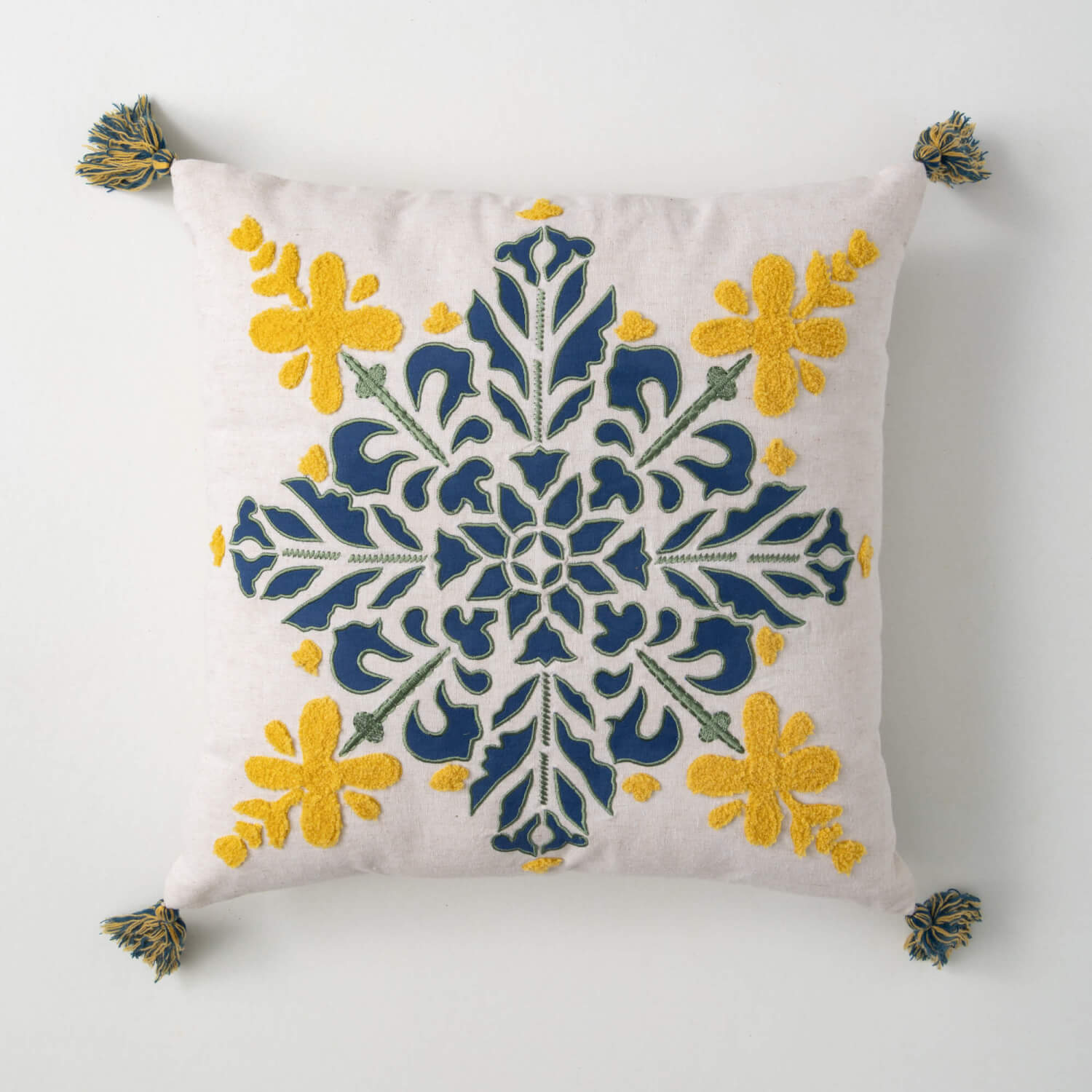 PORTUGUESE PRINT ACCENT PILLOW