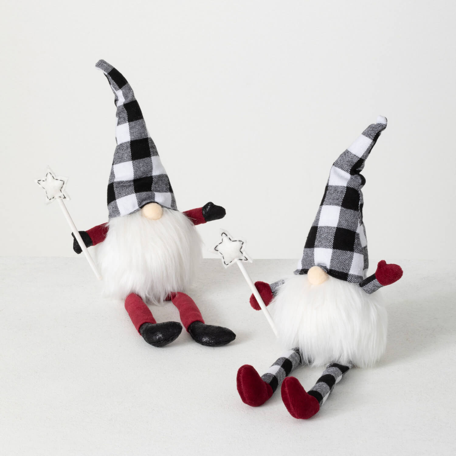 PLAID GNOME WITH LEGS 2 ASST