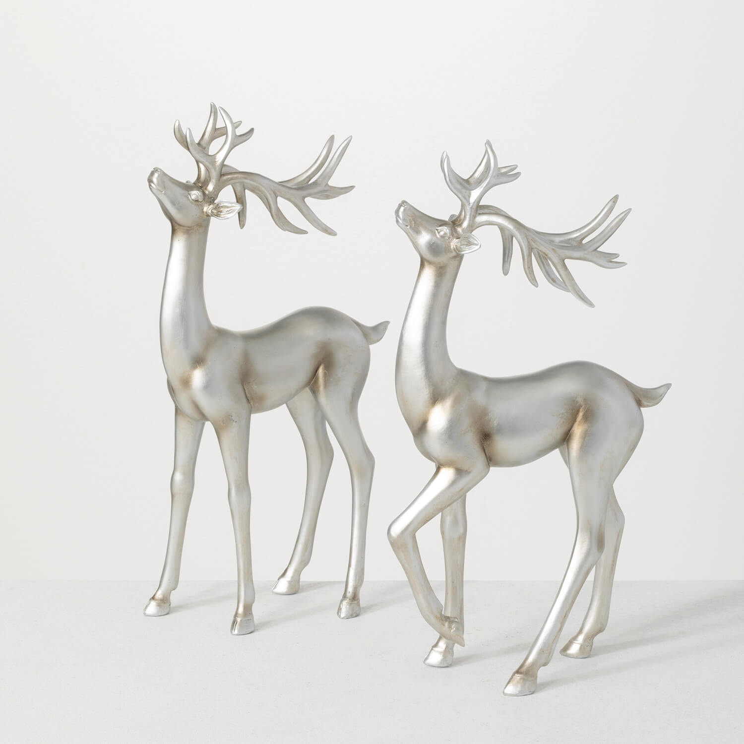 SILVER TABLETOP DEER 2 ASST