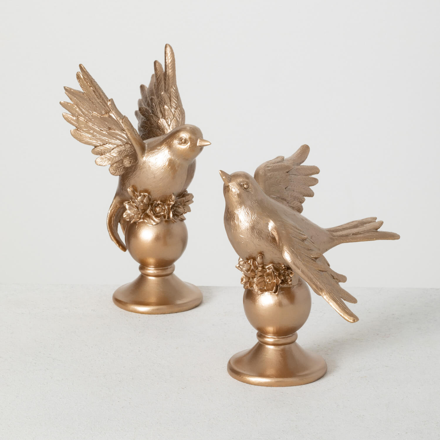 GOLD TABLETOP BIRDS 2 ASST