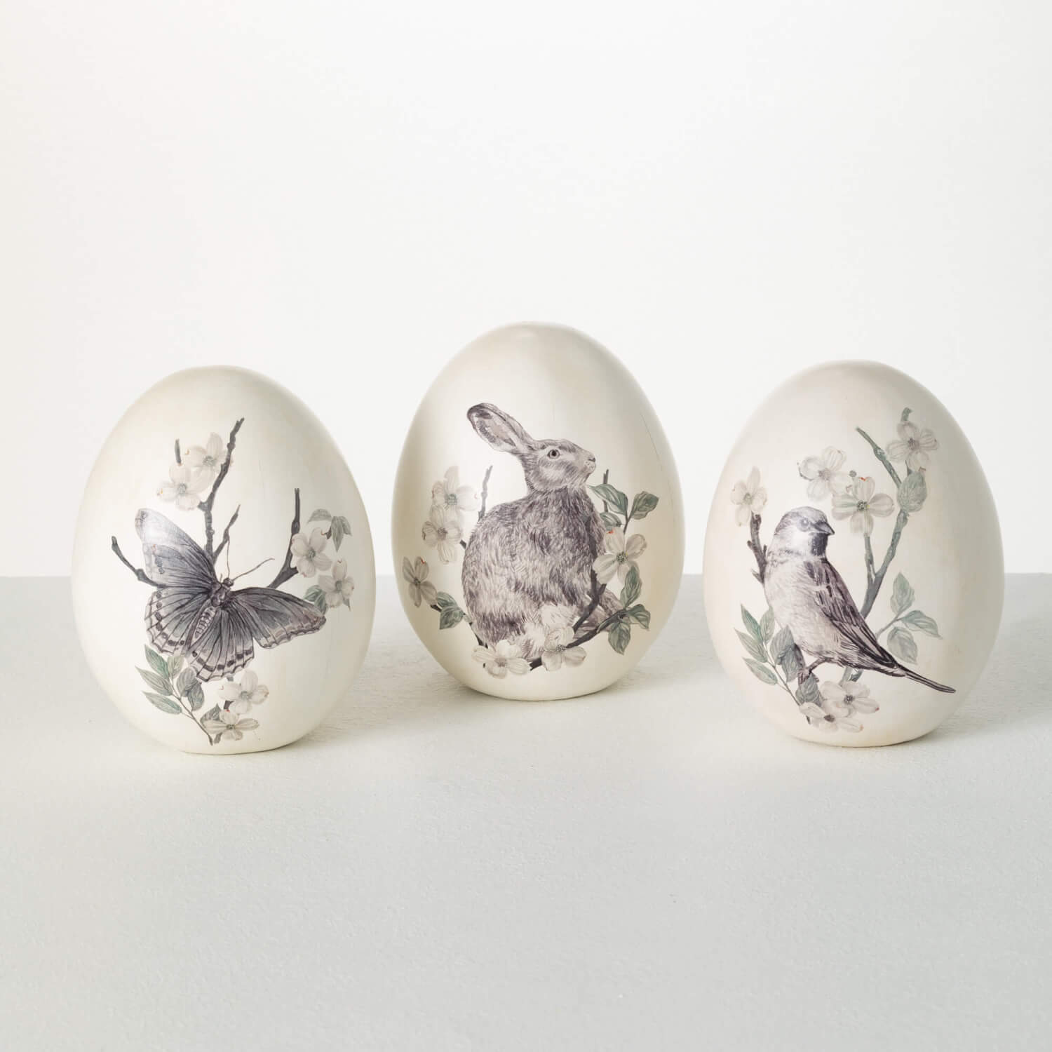 SPRING PRINT DECORATIVE EGGS