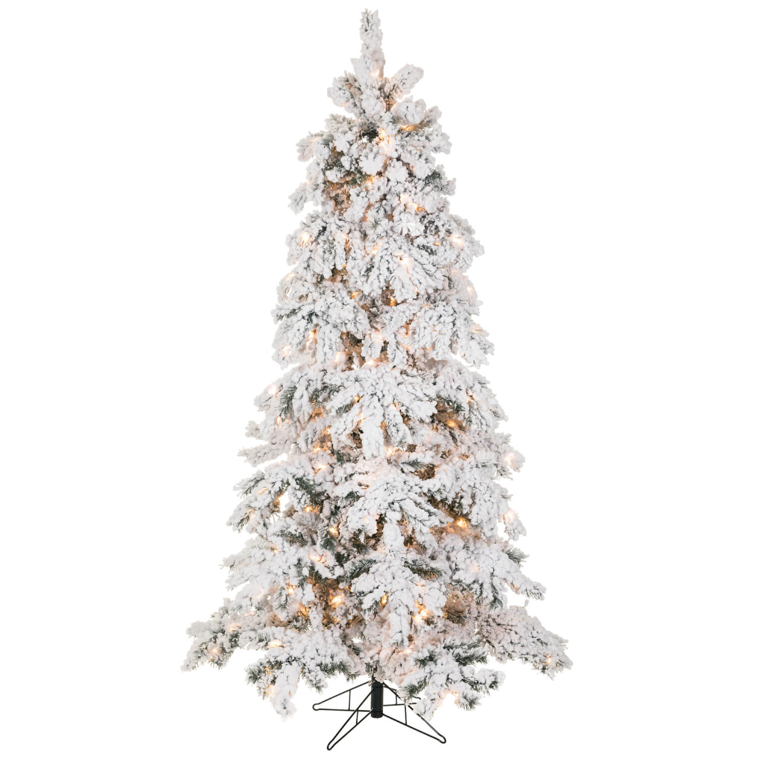 7'6"H FLOCKED HIGH SIERRA TREE